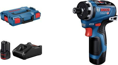 Bosch Professional 12 V Akku-Bohrschrauber GSR 12V-35 in Blau inklusive Akkus und Koffer - Bild 3