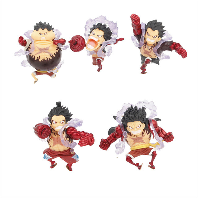 Bandai One Piece Gear 4 Luffy Actionfigur, Q-Version, Kunststoff, Bunt / Mehrfarbig - Bild 1