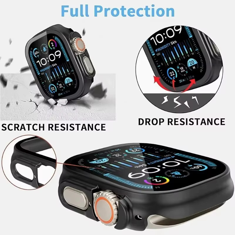 Apple Uhrenarmband-Zubehör, Abdeckung für Apple Watch Ultra 3 49 mm, Kunststoff, transparent - Bild 4