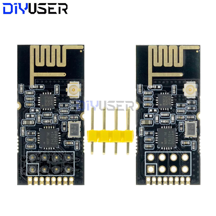DIYUSER GT-24 Wireless Transceiver Modul NRF24L01+PA+LNA 2,4G Datenübertragung Schwarz - Bild 2