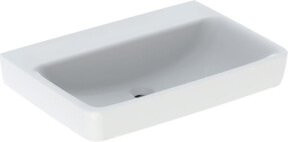 Geberit Waschtisch Renova Plan aus Keramik, weiß, B/T: 70 x 48 cm, ohne Überlauf und ohne Armatur - Bild 1