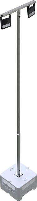 Schake Lampenmast-Set aus feuerverzinktem Stahl für Außenbereiche mit 6 m Höhe und 1.000 kg Traglast - Bild 1