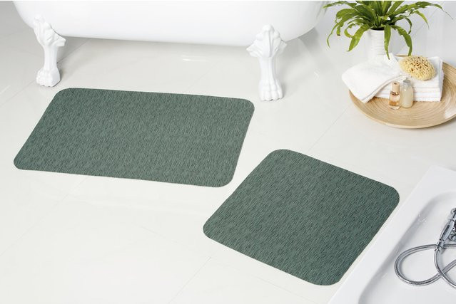 Peyer Syntex 1 Mira Jacquard-Teppich in Grün, B: 80 cm, L: 200 cm - Bild 1