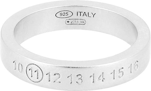 Maison Margiela Silberring, 4 mm, Damen - Bild 1