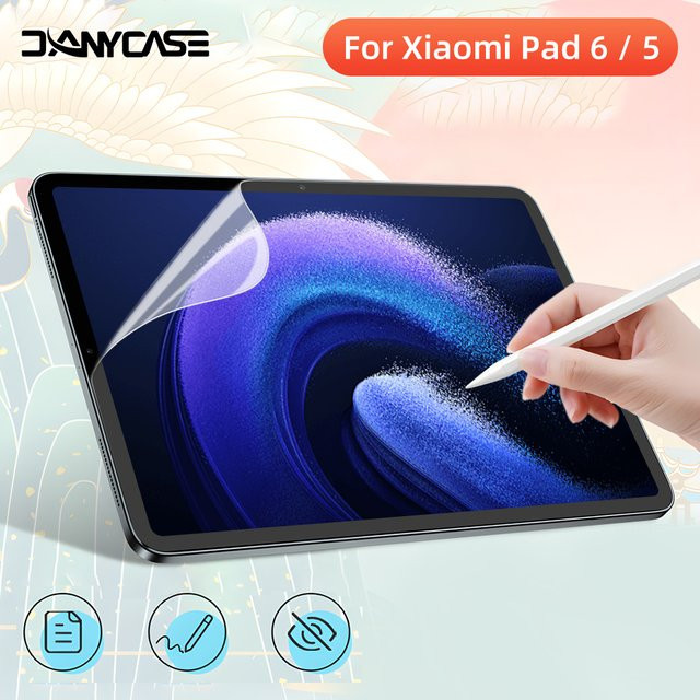 Matte Papier-Gefühl Displayschutzfolie für Xiaomi Pad 6/5 Pro, Mi Pad 6/5 11 und Redmi Pad 10,61, Transparent - Bild 1