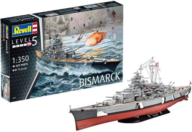 Revell Bismarck, Modellbau, 1:350, ab 14 Jahre - Bild 1