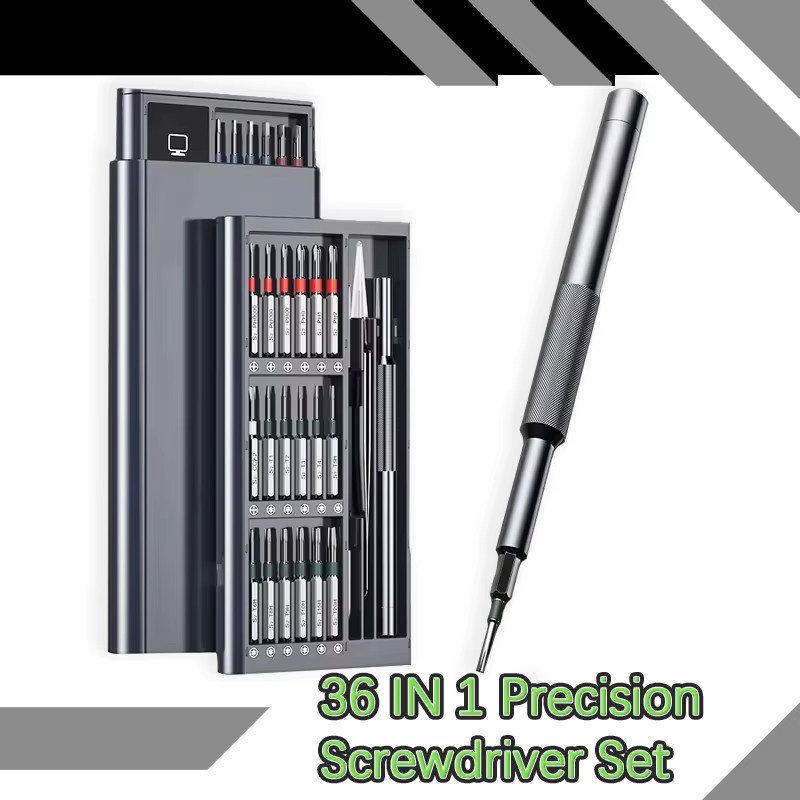 36-in-1 Präzisions-Schraubendreher-Set aus S2-Stahl mit magnetischen Bits für Elektronik, Smartphone und Laptop - Bild 5