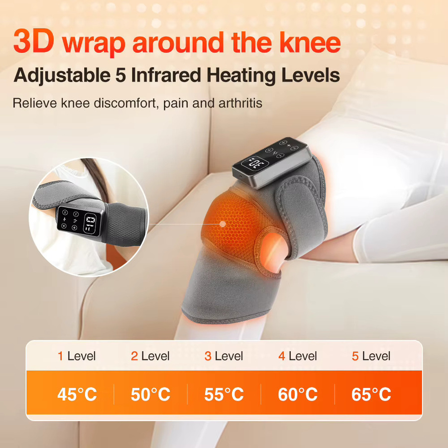 Hailicare Knie-Massagepad mit Vibration und Wärme, Unisex - Bild 5