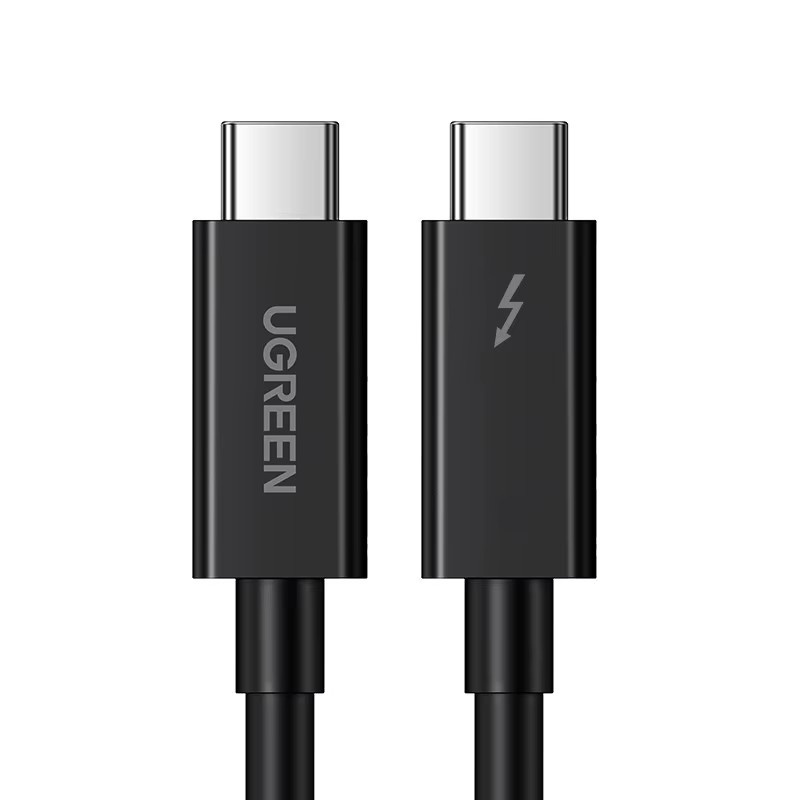 Ugreen USB 4 Kabel USB-C auf USB-C mit 100W PD, 40Gbps Datenübertragung und 8K/60Hz Auflösung, Schwarz - Bild 4