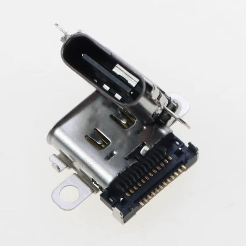 JCD USB-C Ladeport Buchse in Silber für Nintendo Switch, Lite, OLED und Pro NS Konsolen - Bild 2