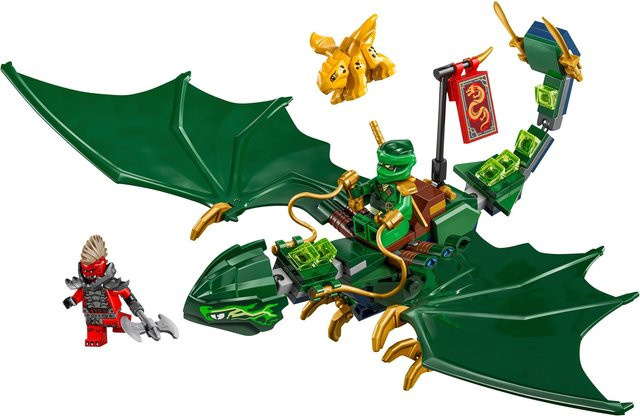 Lego Ninjago Lloyds grüner Walddrache Konstruktionsspielzeug - Bild 2