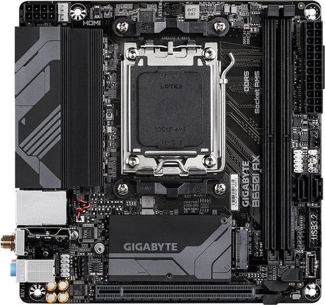 Gigabyte B650I AX Mainboard Mini-ITX mit AMD B650 Chipsatz, Socket AM5, DDR5, Wi-Fi 6E, Bluetooth und 2,5 Gigabit LAN - Bild 2