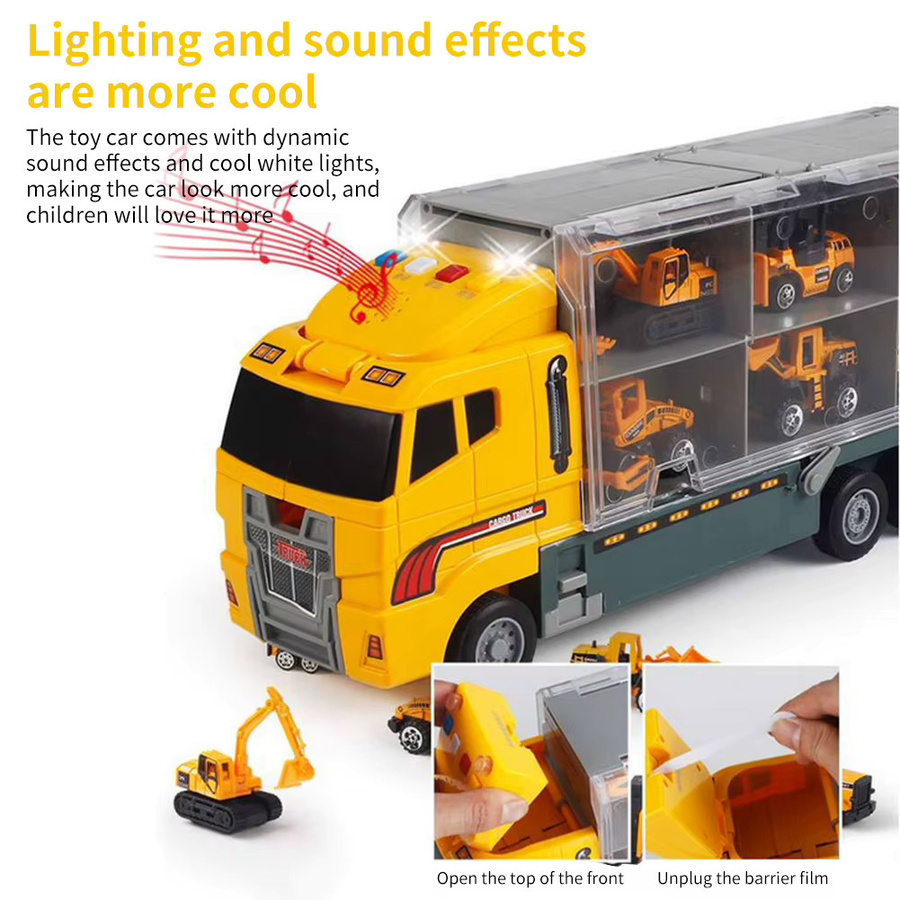 CONUSEA Big Trucks Set, Mini-Druckguss-Automodell aus Legierung, Fahrzeuge, Set / Bundle - Bild 5