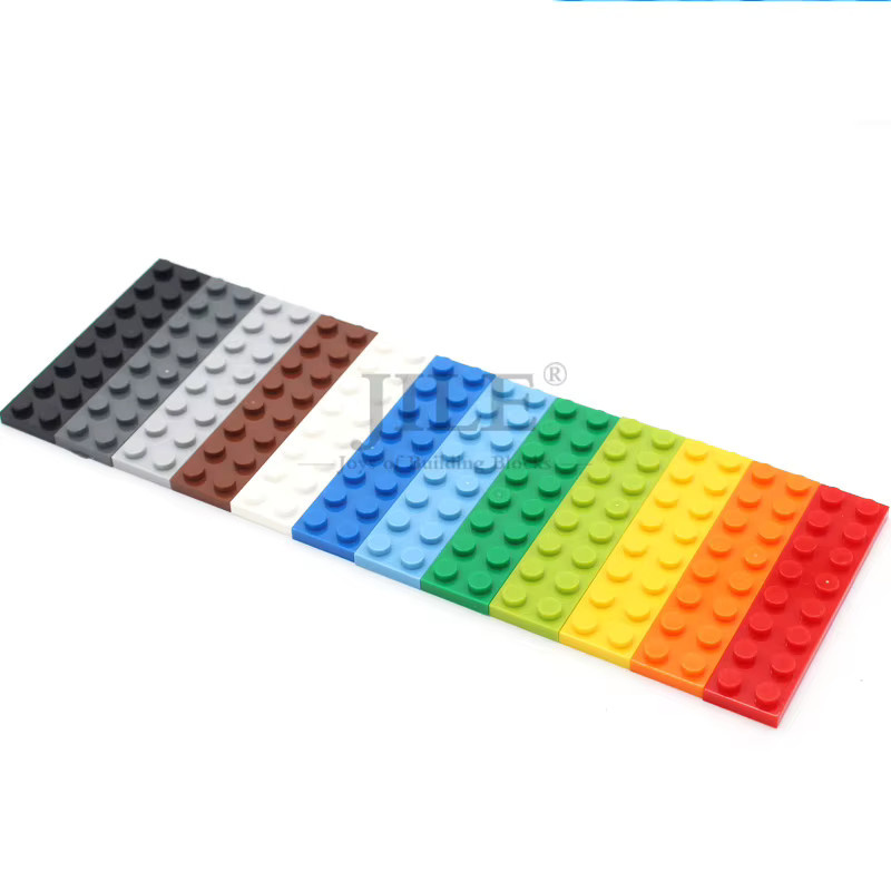 jile Moc-Fliesenplatte 2x8 3034, Bausteine Teile-Sets, 20-teiliges Set, Weiß, Bunt / Mehrfarbig - Bild 2