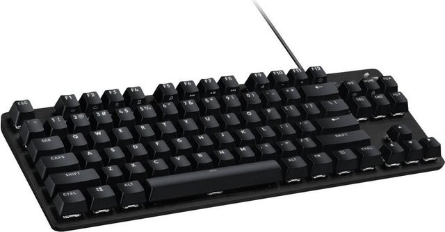 Logitech G G413 TKL SE Mechanische Gaming-Tastatur mit taktilen Schaltern, Hintergrundbeleuchtung, USB-Anschluss, AZERTY Französisch, Schwarz - Bild 1