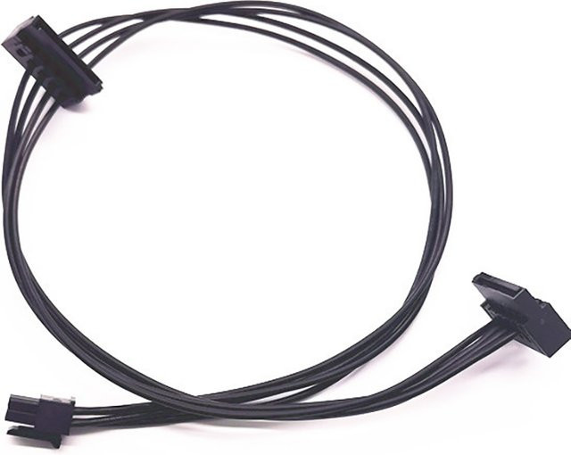 OULLX SATA Adapter Kabel von Mini 4pin auf Doppel SATA in Schwarz für PC und Computer - Bild 1