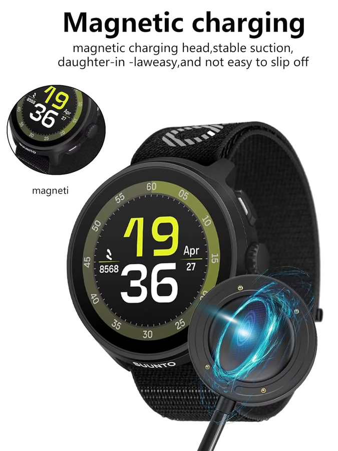 Suunto Ersatzladegerät USB-C, kompatibel mit Suunto Run - Bild 3