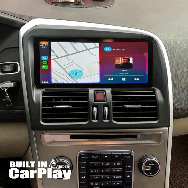 Jetalon Android 13 Autoradio mit 8.8 Zoll QLED Bildschirm, 256GB Speicher, GPS und Wireless Carplay für Volvo XC60 2014-2018, Schwarz - Bild 1