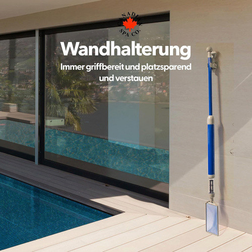 Canadian Spa Whirlpool und Pool Handstaubsauger Set Deluxe in Blau mit 3 Aufsätzen, manuell - Bild 2