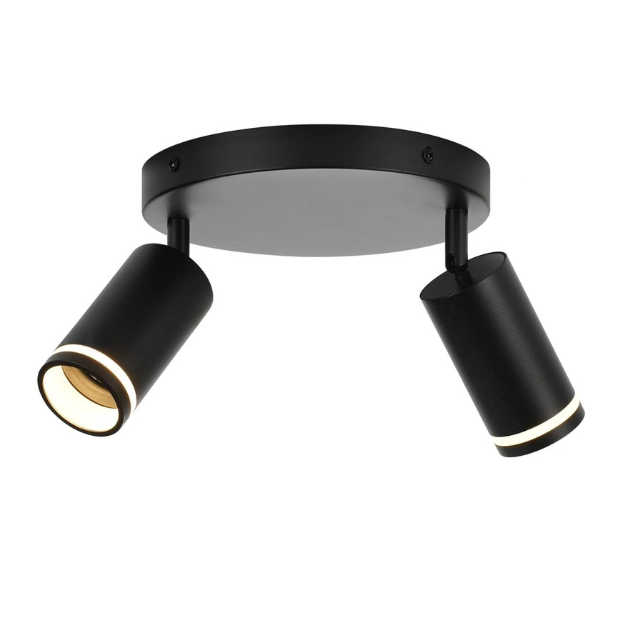 NETTLIFE Deckenstrahler aus Metall in Schwarz, modern und verstellbar mit GU10 LED-Leuchtmittel - Bild 2