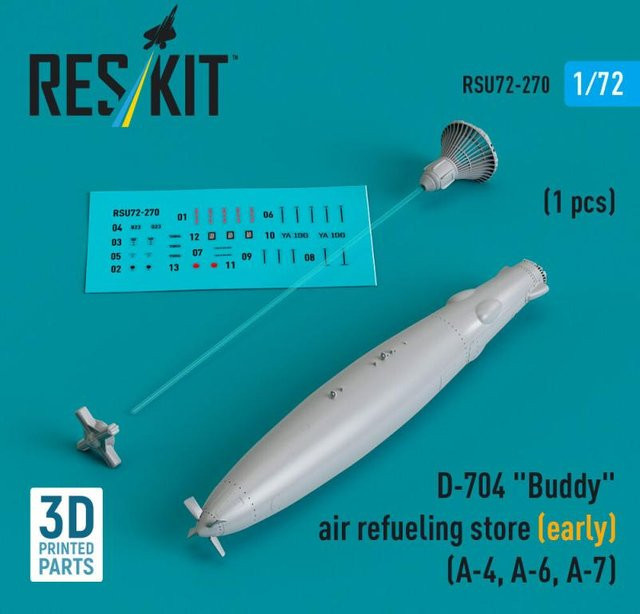 ResKit Models D-704 Buddy air refueling store (early), Fahrzeug, 1-teiliges Set, 1:72 - Bild 1