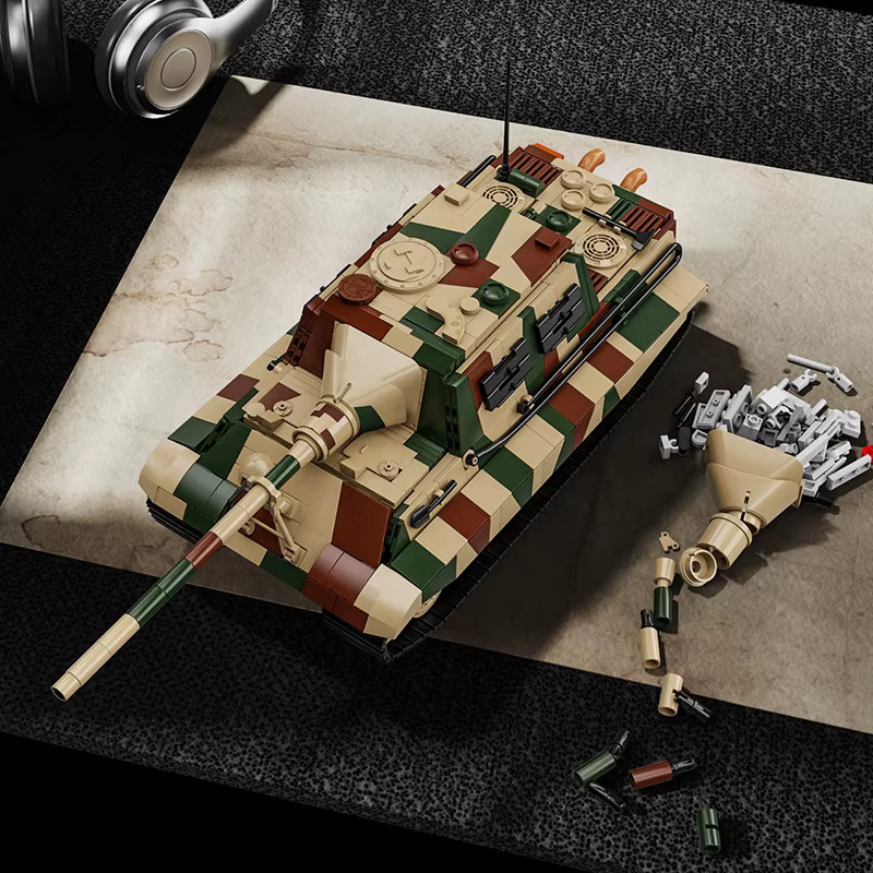 12GO Jagdtiger Panzer, Sammlermodell, 1:28, ab 14 Jahren - Bild 4