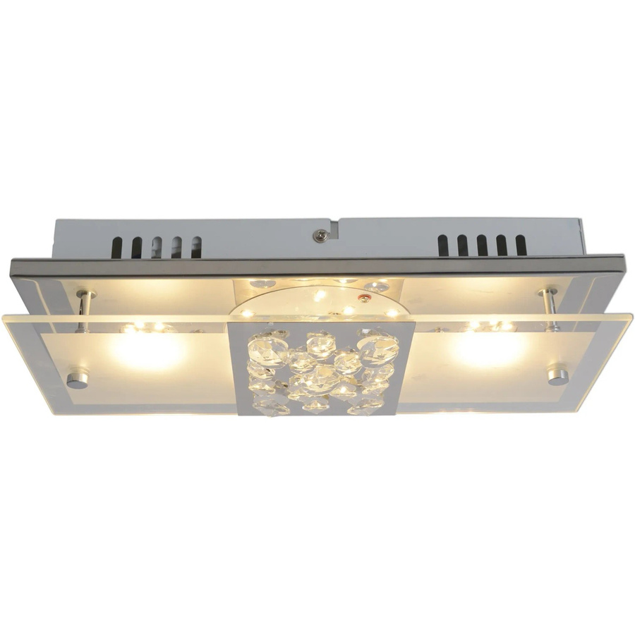 Näve LED-Deckenleuchte Chur in Chrom und Silber, B/T/H: 12 x 4,7 x 30 cm - Bild 2