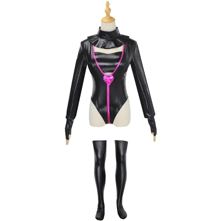 Cosfans Hazbin Hotel Angel Dust Cosplay Kostüm, Rosa, Unisex - Bild 2