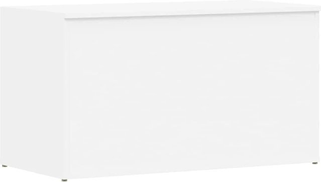 vidaXL Aufbewahrungstruhe aus Holzwerkstoff in Weiß, B/T/H: 84 x 42 x 46 cm - Bild 1