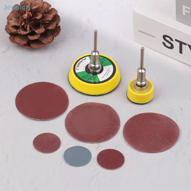 60-teiliges Schleifscheiben-Set mit verschiedenen Körnungen für Rotationswerkzeuge, Multicolor, Durchmesser: 5 cm - Bild 3