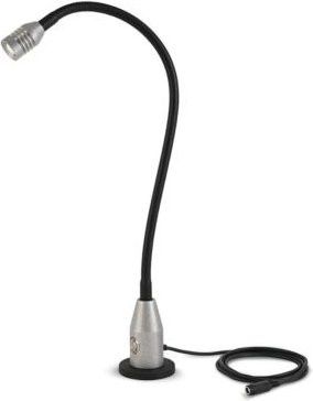 Bauer & Böcker LED-Arbeitsleuchte Punktstrahler, 2,5 W, 200 lm, 5500 K, dimmbar, neigbar, Magnetfuß, IP65, grau-schwarz - Bild 1