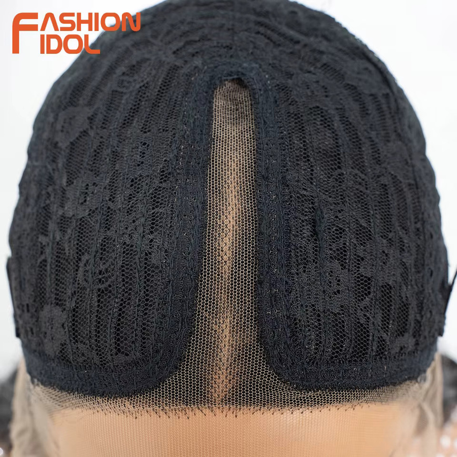 FASHION IDOL Wasserwellen-Lace-Front-Perücke, braun, Damen - Bild 1