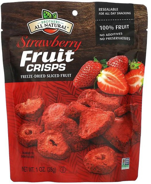 Brothers Fruchtchips Erdbeere 28 g - Bild 1