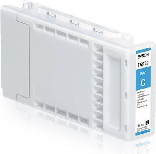 Epson T6932 Cyan Original Tintenpatrone für SureColor SC-T3000, SC-T3000 POS, SC-T5000, SC-T5000 POS, SC-T5200, SC-T7000 POS, 350 ml - Bild 1