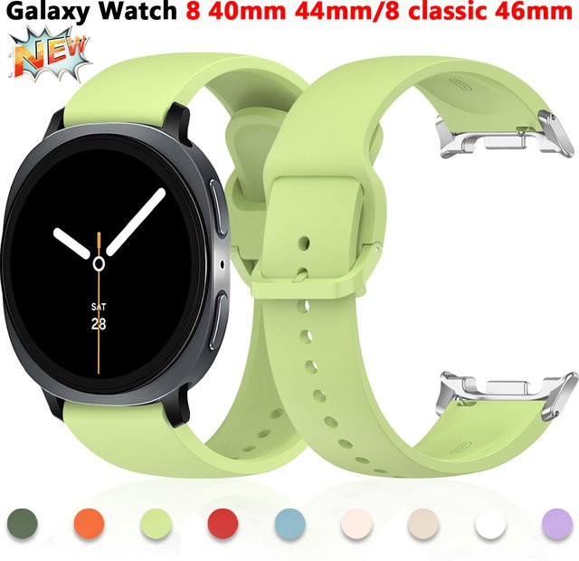 Geekthink Uhrenarmband Silikon, Samsung Galaxy Watch 8/8 Classic, Unisex - Bild 1