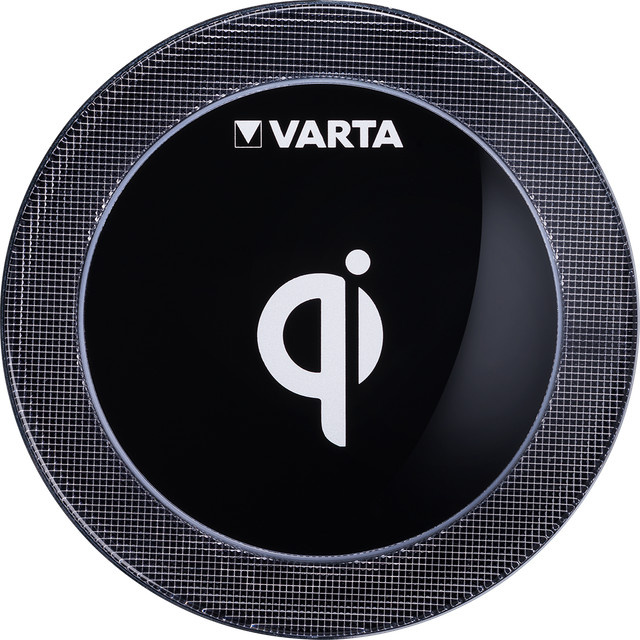 Varta Wireless Charger II kabelloses Ladegerät mit Micro-USB in Schwarz oder Blau - Bild 1