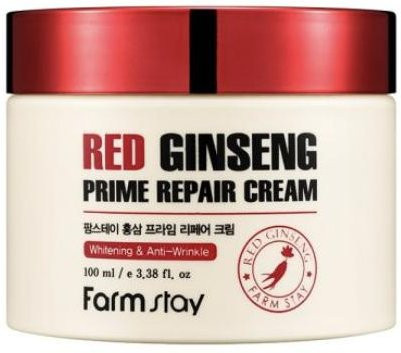 FARM STAY Red Ginseng Prime Reparaturcreme, 100 ml, für reife Haut - Bild 1