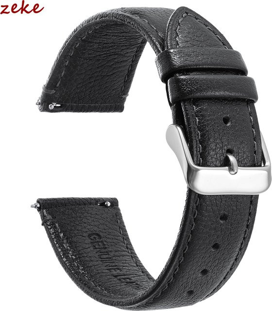 crazyband Uhrenarmband Kalbsleder, 20 mm, 22 mm, Herren und Damen - Bild 1