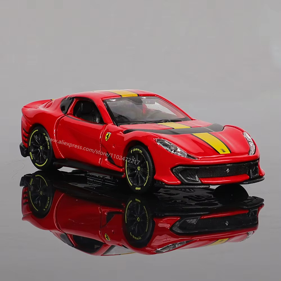Bburago Ferrari SP1 812 COMPETIZIONE ENZO F40 F12TDF SF90, Automodell, 1:64 - Bild 3