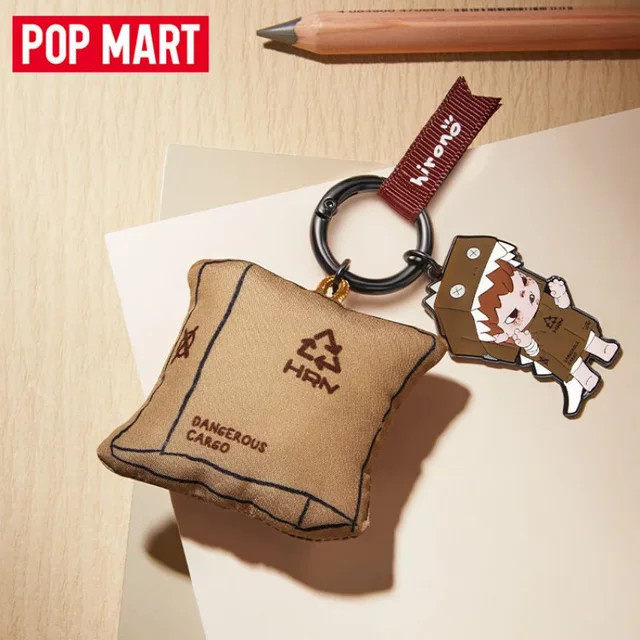 POP MART Hirono Mime Serie Anhänger Mystery Box Anime PVC Action Figure Sammelmodell für Desktop Ornamente - Bild 1