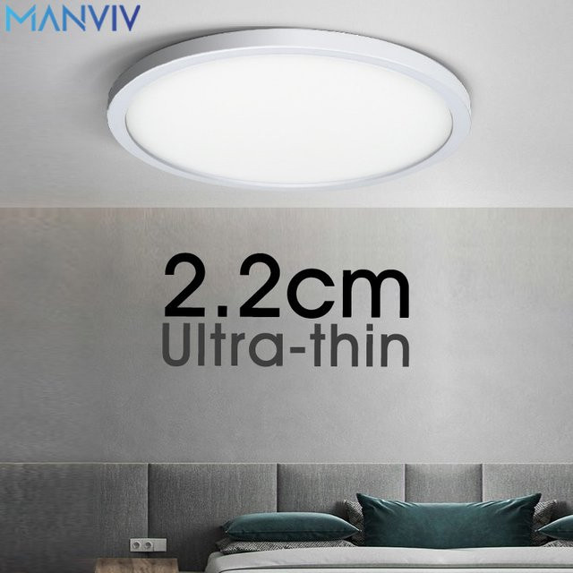 MANVIV Moderne Ultradünne LED-Deckenleuchte zur Oberflächenmontage für Wohnzimmer und Küche - Bild 1