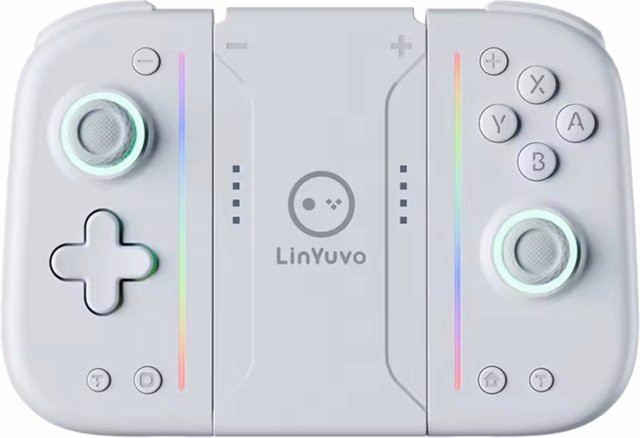 AyeBeau Wireless Bluetooth Gamepad Controller für Nintendo Switch, OLED, Lite, iPhone, iOS, Android und PC in Weiß oder Pink - Bild 1