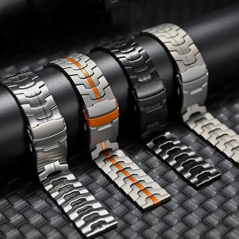 COROS Uhrenarmband Edelstahl, Silber, 20 mm, 22 mm, Unisex - Bild 2