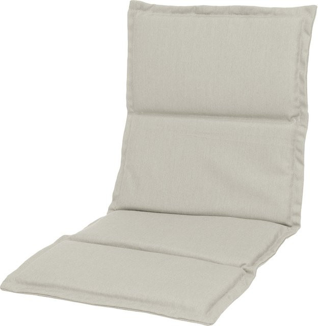 Stern Auflage Stapelsessel aus Polyacryl in Ivory/Beige, B/T/H: 96 x 47 x 3 cm - Bild 1