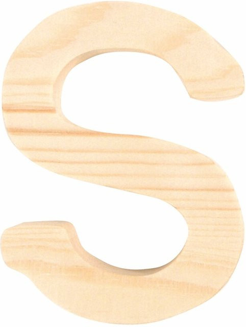 Rico Design Holz-Buchstabe für die Tischdekoration, Höhe: 8 cm - Bild 1
