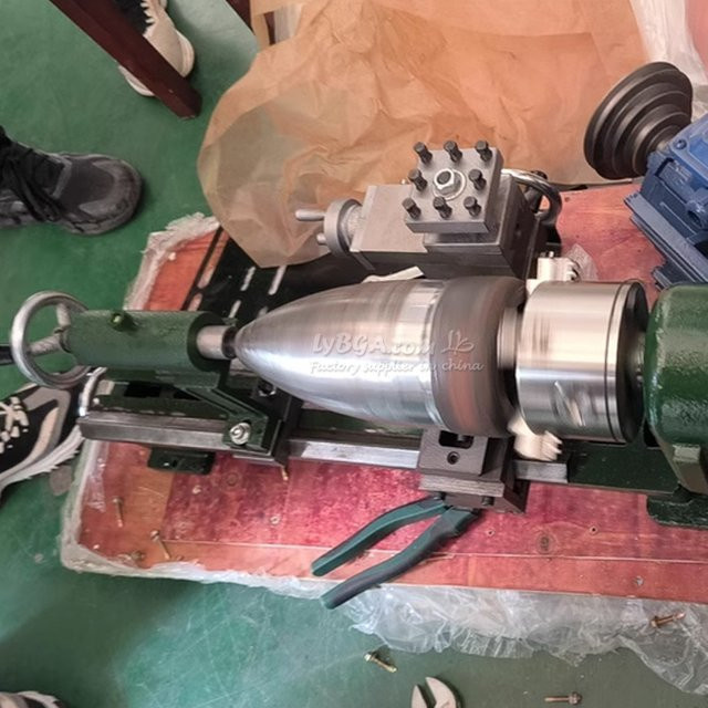 LYBGACNC Kleine Drehmaschine mit 500 W Motorleistung, Durchgangsloch und 4-Backenfutter für Miniatur-Instrumentierung - Bild 1