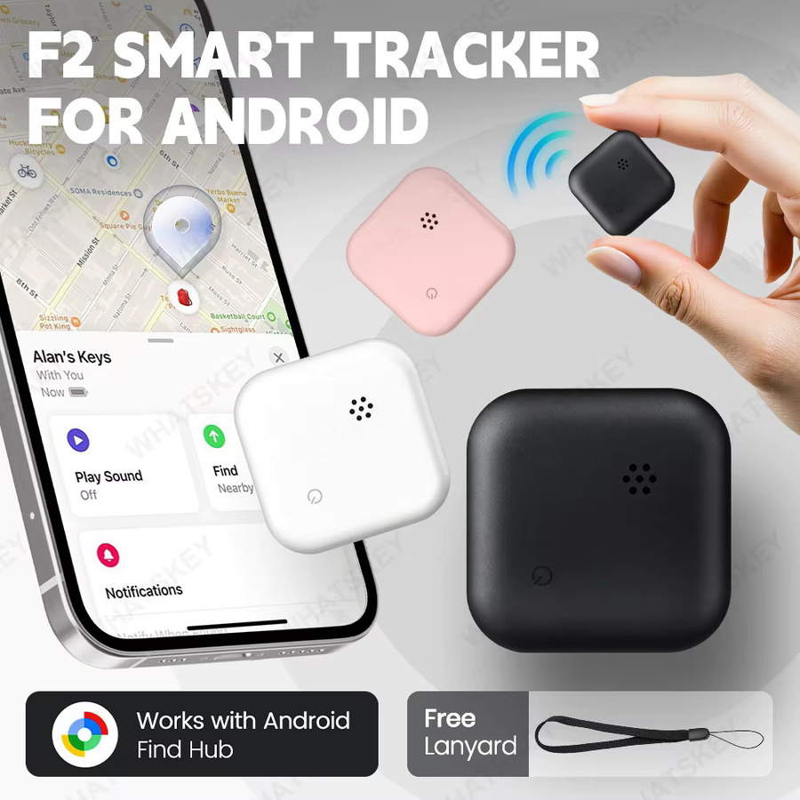 Peocke GPS-Tracker Bluetooth Smart Tag in Schwarz für Google Find My Device und Android zur Ortung von Schlüsseln und Taschen - Bild 2
