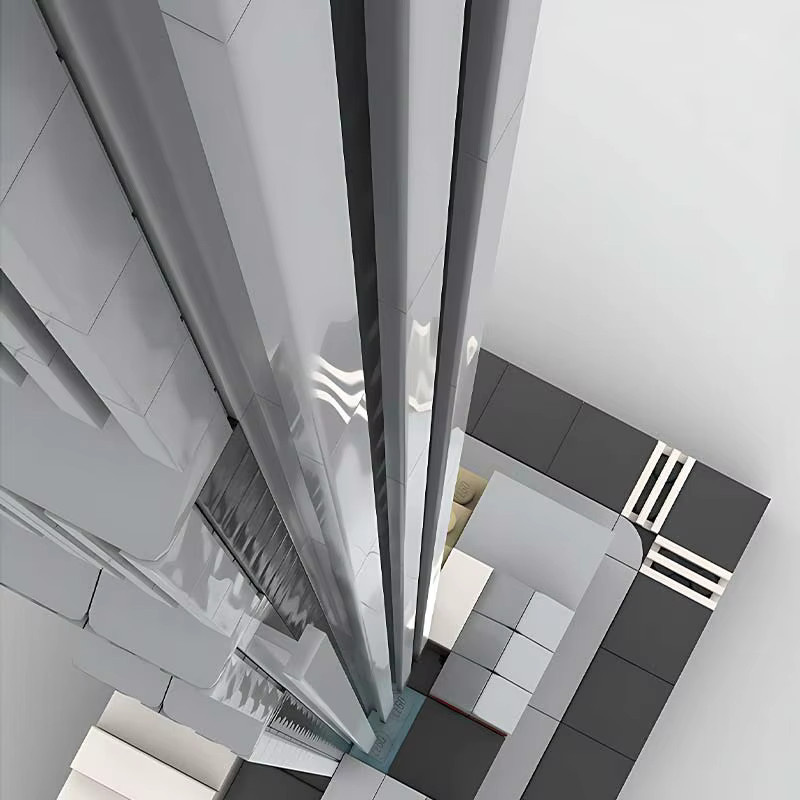 MOCREBRICKS Steinway Tower Wolkenkratzer, Baustein-Modell - Bild 3