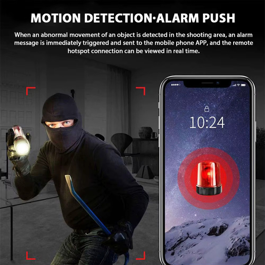 Regaton A9 Mini WiFi-Videorekorderkamera als intelligente Sicherheitsüberwachungskamera in Schwarz mit App-Steuerung - Bild 5