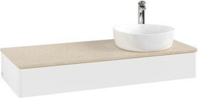V&B Waschtischunterschrank Antao mit Beleuchtung, Farbe Weiß, B/T/H: 120 x 50 x 19 cm - Bild 1